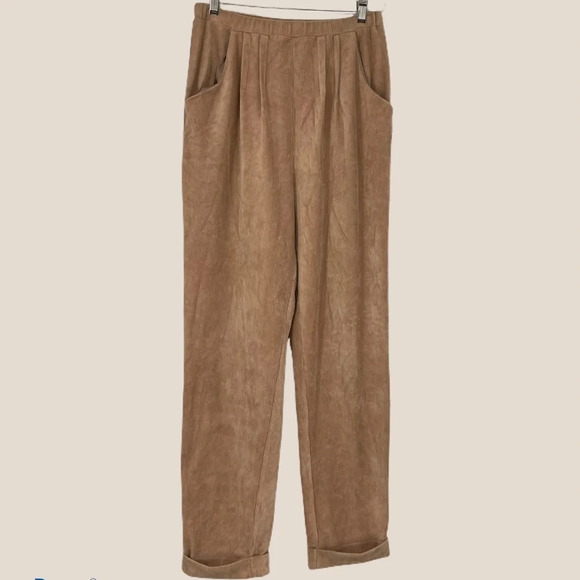 Marlou Verheijden pull on soft cuffed pants high waist Amsterdam M - Picture 1 of 5